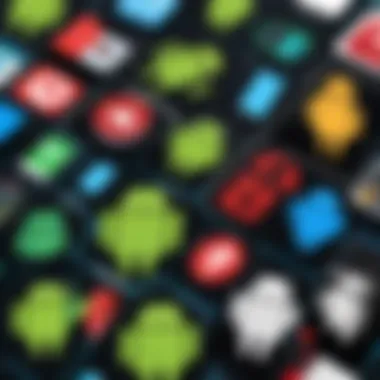 Illustration of various malware types affecting Android