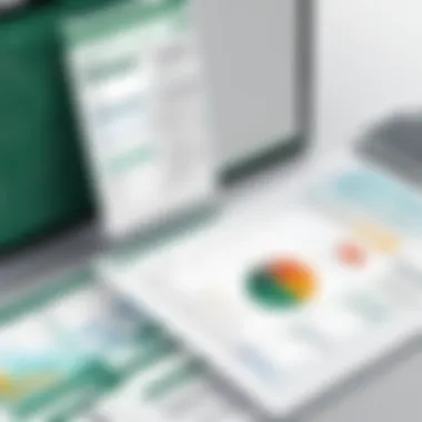 Collaborative features in Excel demonstrated through interface screenshots.