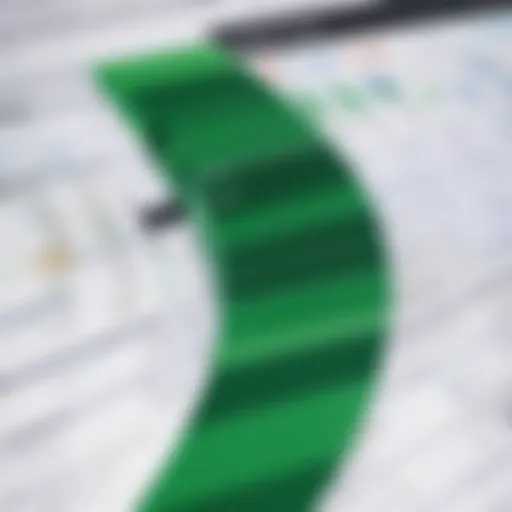 A detailed Excel spreadsheet showcasing various data points and analysis.