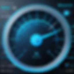 Visual representation of network drive performance metrics