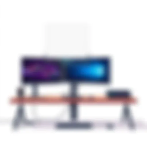 Ergonomic monitor setup for remote work