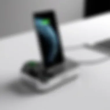 Stylish Mophie Docking Station Design Sleek design of the Mophie docking station showcasing modern aesthetics.