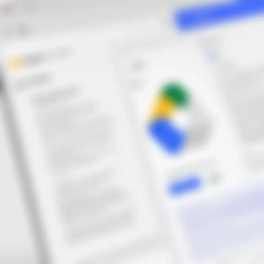 User interface of Google Documents showcasing collaborative features