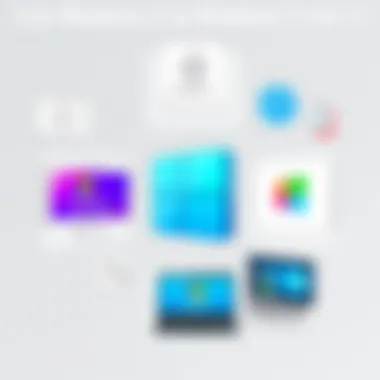 Transitioning from Windows 7 to Windows 11 Visual representation of Windows 7 transitioning to Windows 11