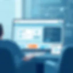 User interface view of a popular website builder