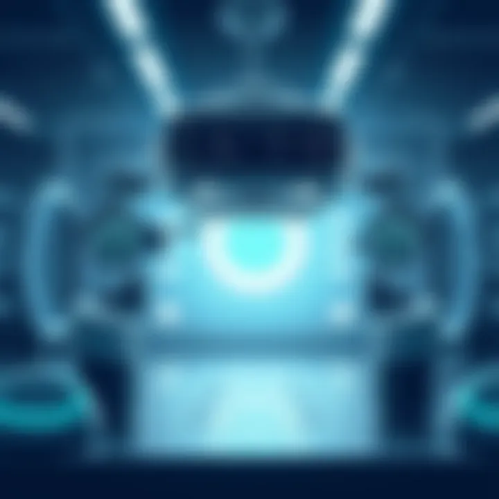 Futuristic concept of Oculus technology shaping digital interactions