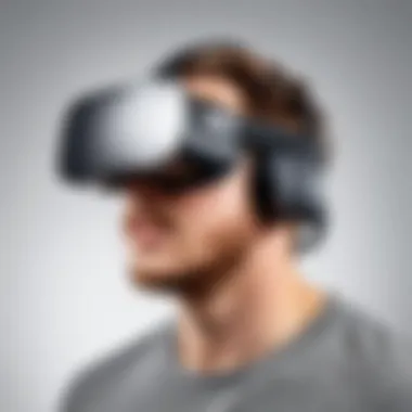 Oculus Rift headset showcasing advanced technology