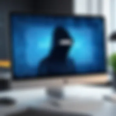 Understanding Online Privacy Conceptual graphic illustrating online privacy
