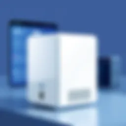 Advanced WiFi modem showcasing sleek design and features