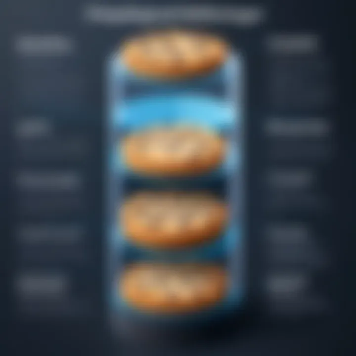 Graph showcasing the performance impact of cookie storage on system efficiency.