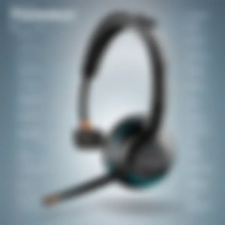 Comparison chart of Plantronics headset specifications against competitors