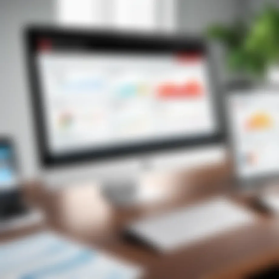User interface of Quicken Tax Preparation Software showcasing dashboard features