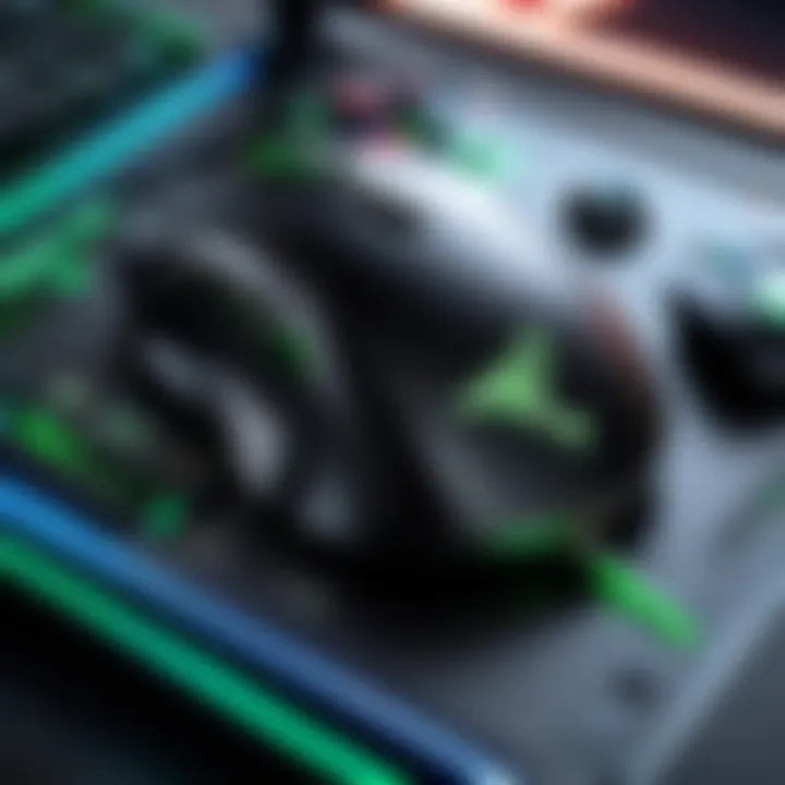 The Razer DeathAdder Pro in use during an intense gaming session