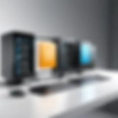 Exploring Web Hosting Solutions Illustration of web hosting options