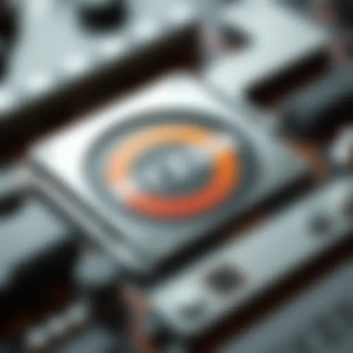 Detailed Ryzen 5 CPU Architecture Close-up view of Ryzen 5 CPU architecture