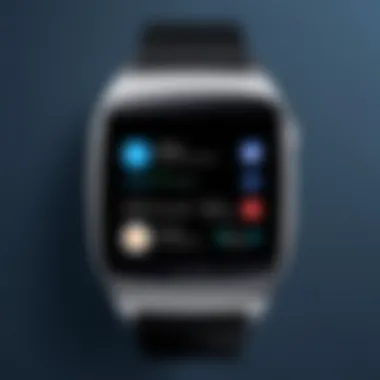 Samsung smartwatch displaying a phone call interface