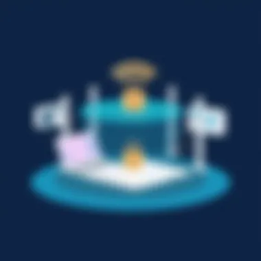 Visual representation of secure WiFi setup