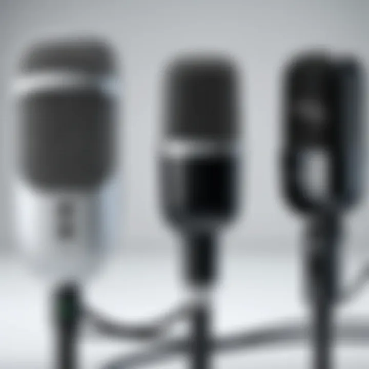 Comparison of connectivity options for microphones.