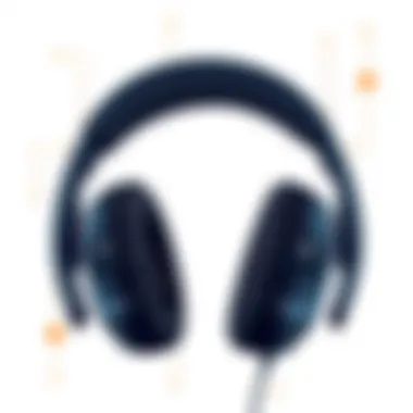 The innovative design of Sennheiser headphones showcasing their ergonomic features.