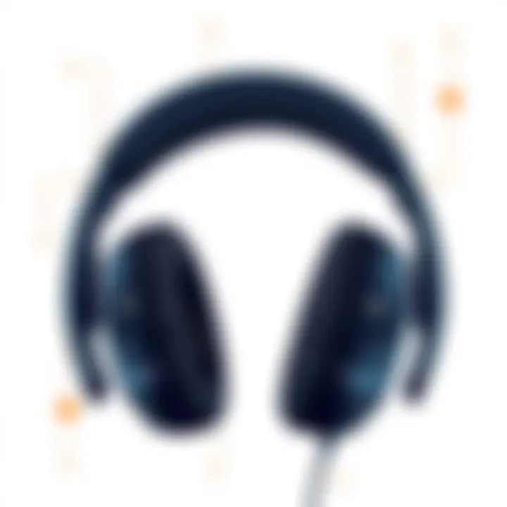 The innovative design of Sennheiser headphones showcasing their ergonomic features.