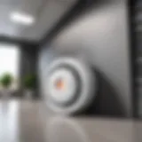 An advanced smoke detector system in a modern building