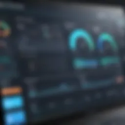 An overview of SSD maintenance software dashboard displaying performance metrics