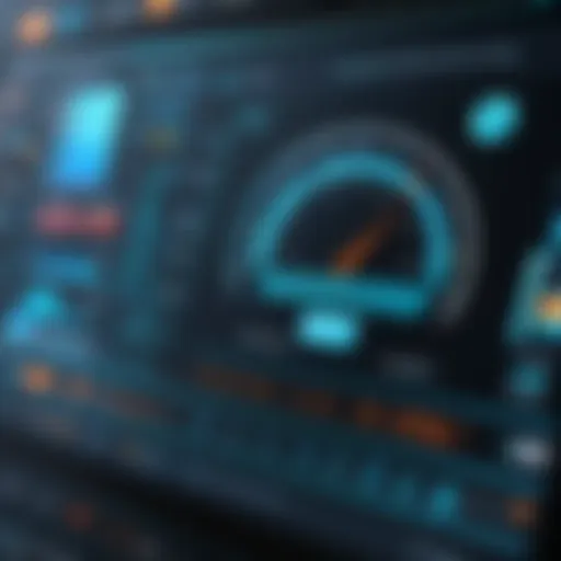 Graphical representation of system temperature monitoring metrics