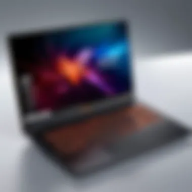 High-Performance Gaming Laptop High-performance gaming laptop showcasing powerful graphics capabilities.