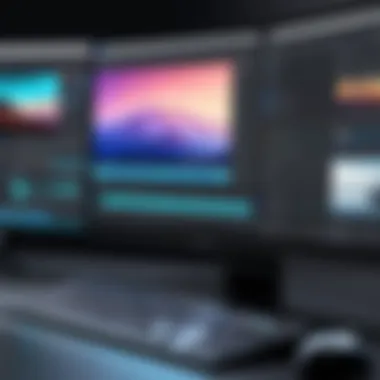 User interface showcasing advanced video editing tools