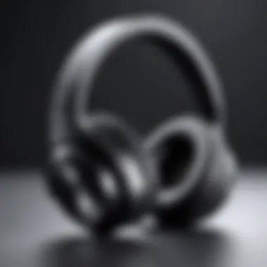 Sleek Design and Comfort of Studio Monitor Headphones High-quality studio monitor headphones showcasing sleek design and comfort.