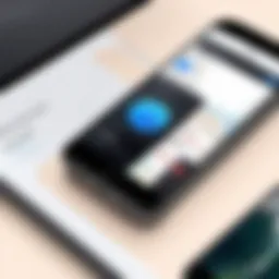 Visual representation of iPhone tracking features