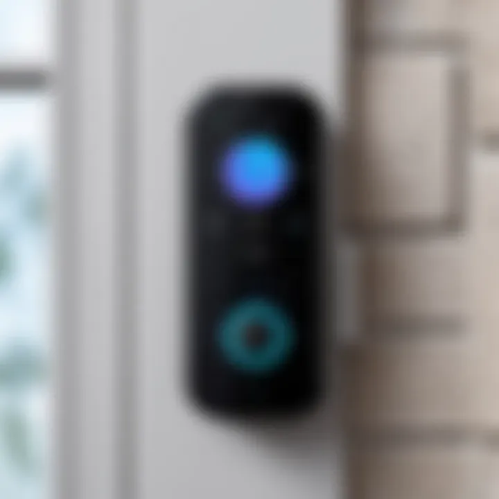 Eufy Video Doorbell app user interface showcasing main features