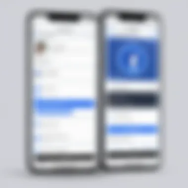 Facebook Authenticator App Interface Screenshot of Facebook authenticator app interface