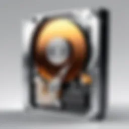 Internal structure of a 2 TB hard drive