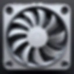 Internal fan mechanism of Mac Air