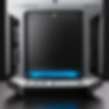 Alienware Aurora R10 Front Ports Front view showcasing the various ports of Alienware Aurora R10