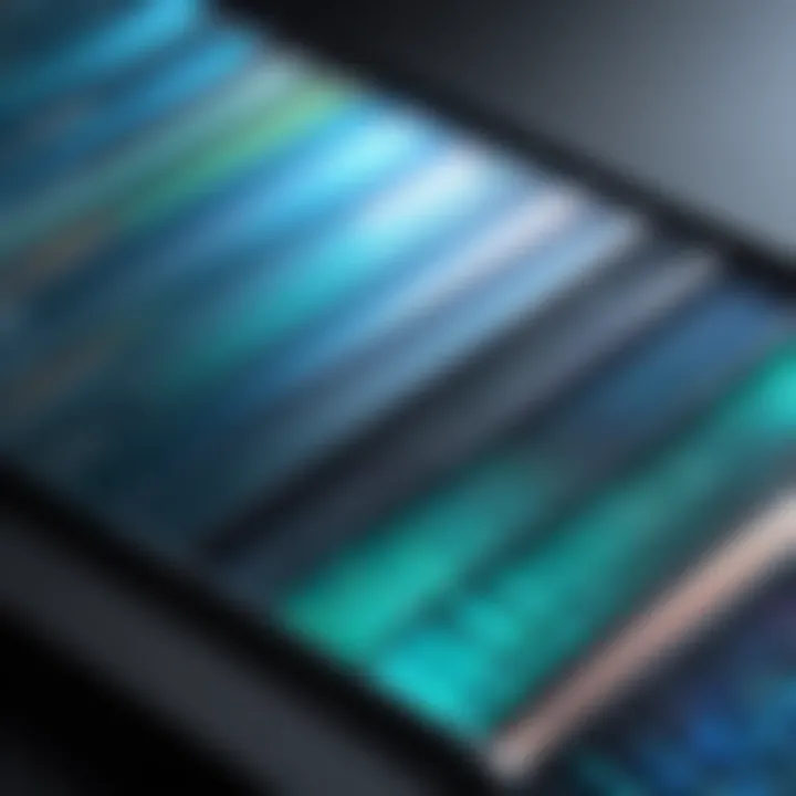 Comparison chart of different brands and models of screen filters with specifications.