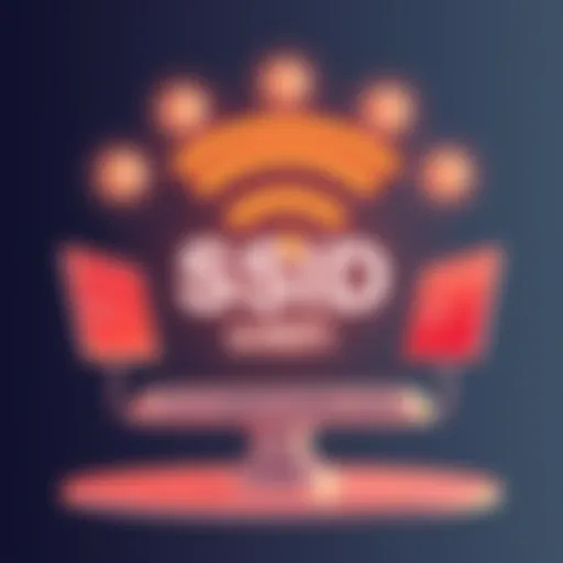 Illustration of SSID concept in WiFi networking