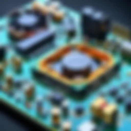 Detailed diagram of a modern video card showcasing components