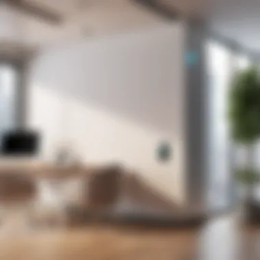 Installing a WiFi Booster in a Contemporary Workspace WiFi booster installation in a modern office