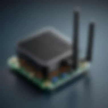 Diagram illustrating the mechanics of wifi range extenders