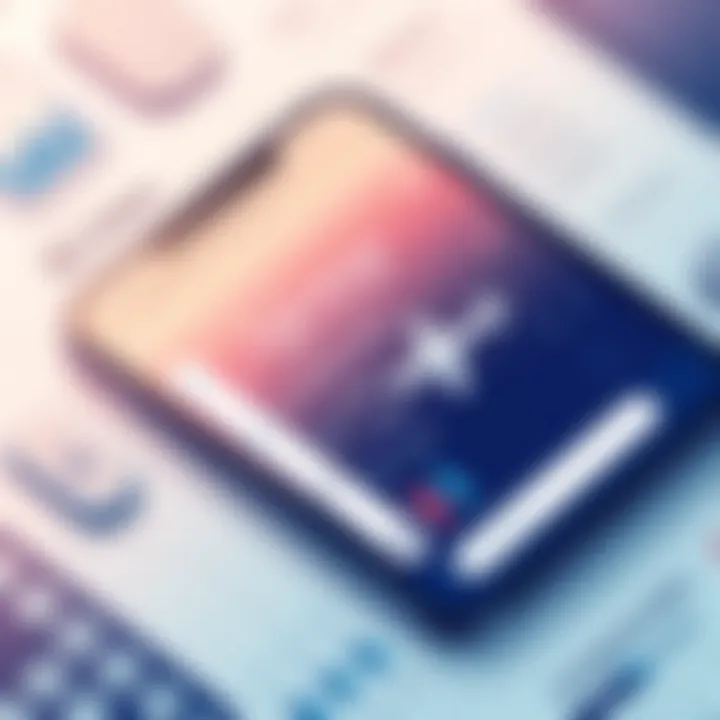 User interface of a flight price monitoring application