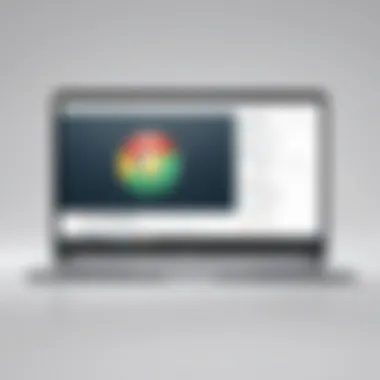 Chrome Browser with Antivirus Extension Screenshot of a Chrome browser with antivirus extension