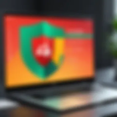 User Interface of Antivirus Extension User interface of a popular free antivirus extension