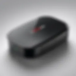 Design layout of Verizon Orbic hotspot showcasing its sleek form factor.