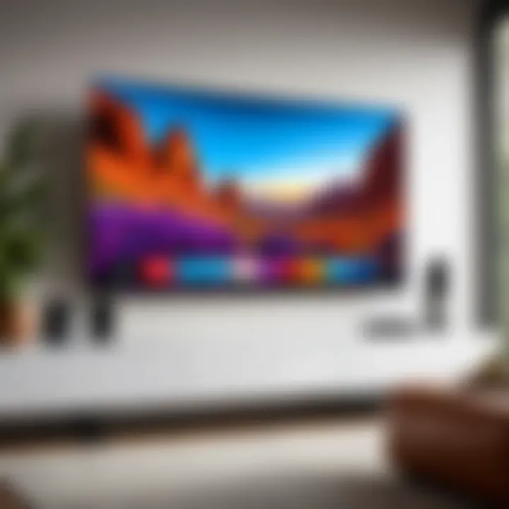 Vizio OLED television in a modern living room setting