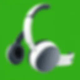 Sleek design of Xbox One S wireless headset showcasing its modern aesthetics