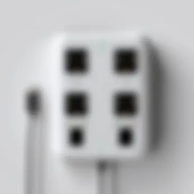 Close-up of ports on Yubi Power USB Charging Station